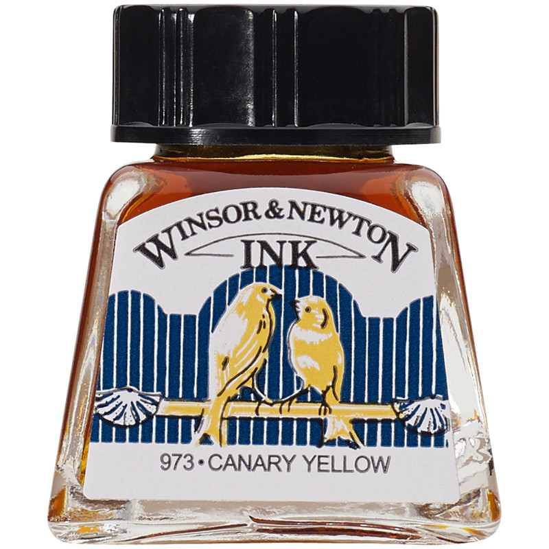 Чернила Winsor&Newton DRAWING INK 14 мл CANARY YELLOW