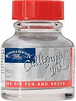 Чернила каллиграфические Winsor&Newton CALLIGRAPHY INK 30 мл SILVER