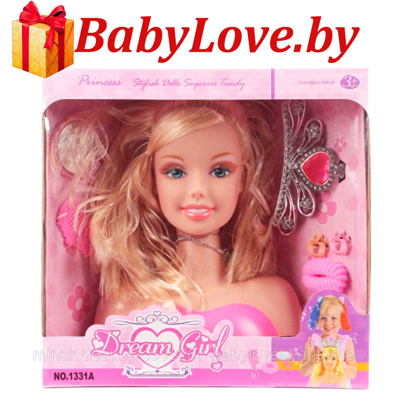 Кукла-манекен Dream girl 1331A (НАБОР СТИЛИСТА-ВИЗАЖИСТА) с аксессуарами