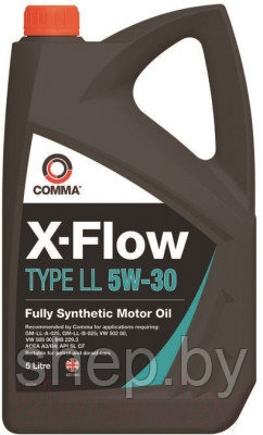 Моторное масло COMMA X-FLOW TYPE LL 5W30 5L - фото 1 - id-p169387217