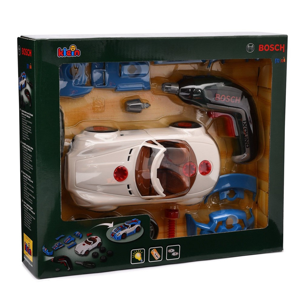 Игрушка KLEIN Машина + шуруповерт для тюнинга автомобиля Bosch 8630 - фото 3 - id-p169387264
