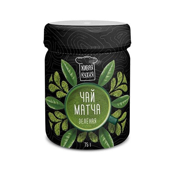 Чай матча зеленый Живая кухня 75 г