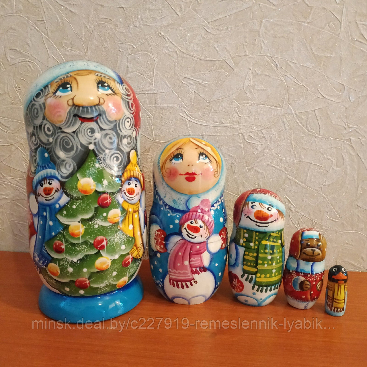 Матрёшка Дед Мороз