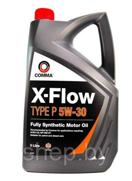 Моторное масло COMMA X-FLOW TYPE P 5W30 5L - фото 1 - id-p169387962