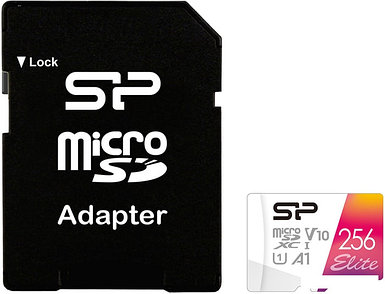 Карта памяти Silicon-Power Elite A1 microSDXC SP256GBSTXBV1V20SP 256GB