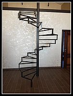 Металлокаркас винтовой лестницы модель 8