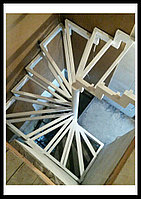 Винтовая лестница, металлокаркас лестницы модель 10