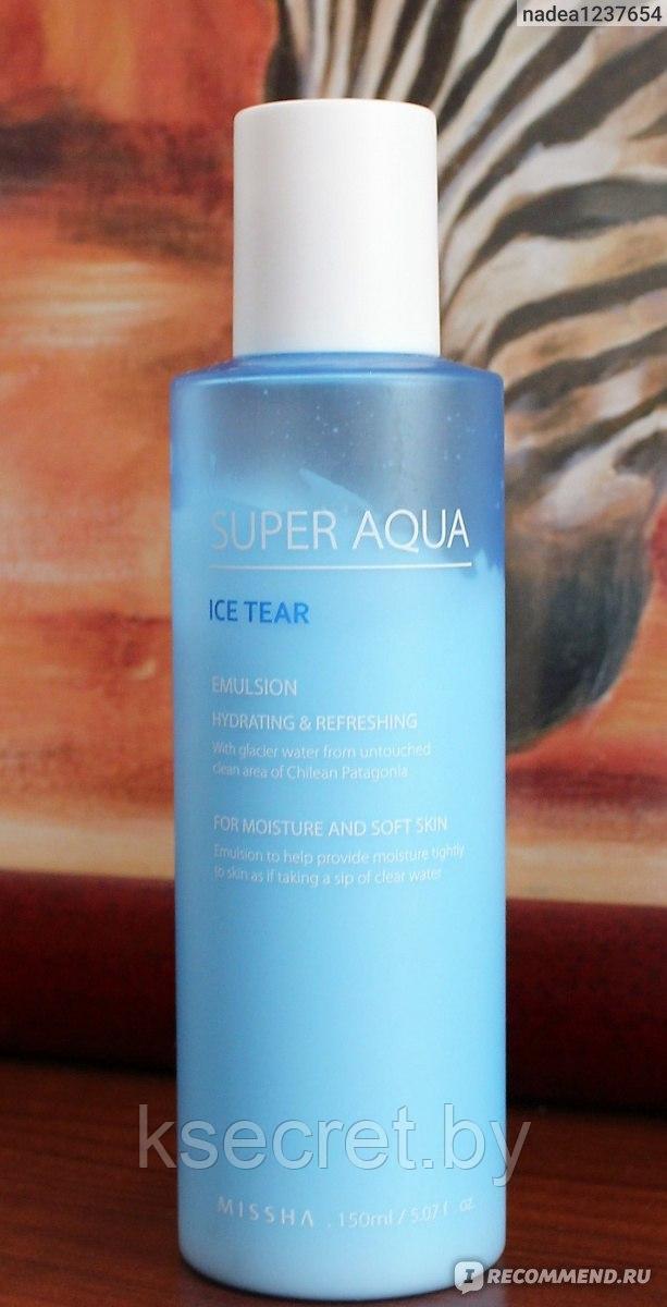 Увлажняющая эмульсия для лица MISSHA Super Aqua Ice Tear Emulsion 150мл - фото 4 - id-p169392764