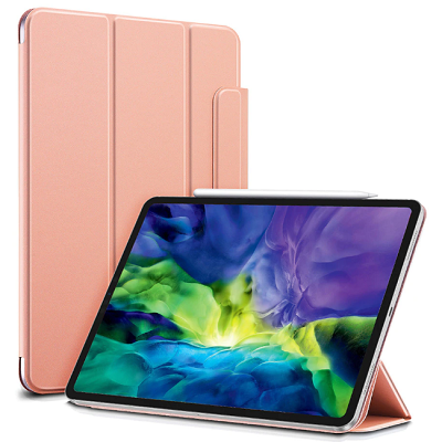 ESR Rebound Magnetic Case с застежкой и креплением стилуса светло-розовый для Apple iPad Pro 12.9 (2022) Wi-Fi - фото 1 - id-p169391286
