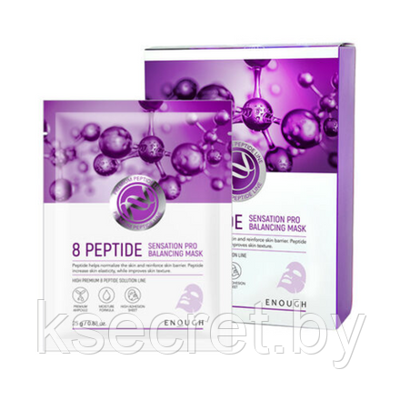 Маска на тканевой основе 8 Peptide Senastion Pro Balancing mask [25g] - фото 1 - id-p169397169