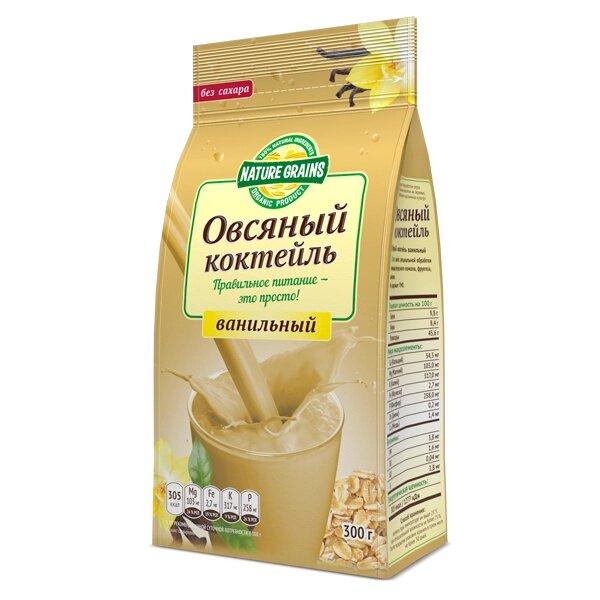 Коктейль овсяный с ванилью Nature Grains 300 г