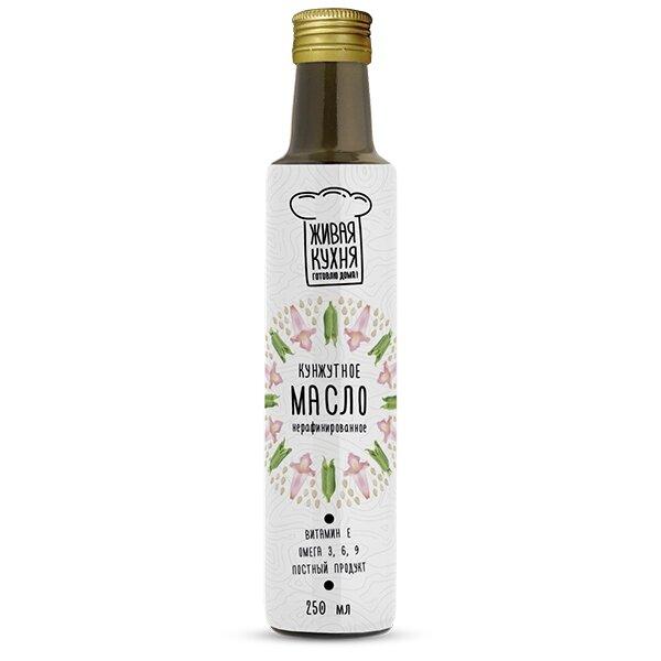 Масло кунжутное нерафинированное Живая кухня 250 мл