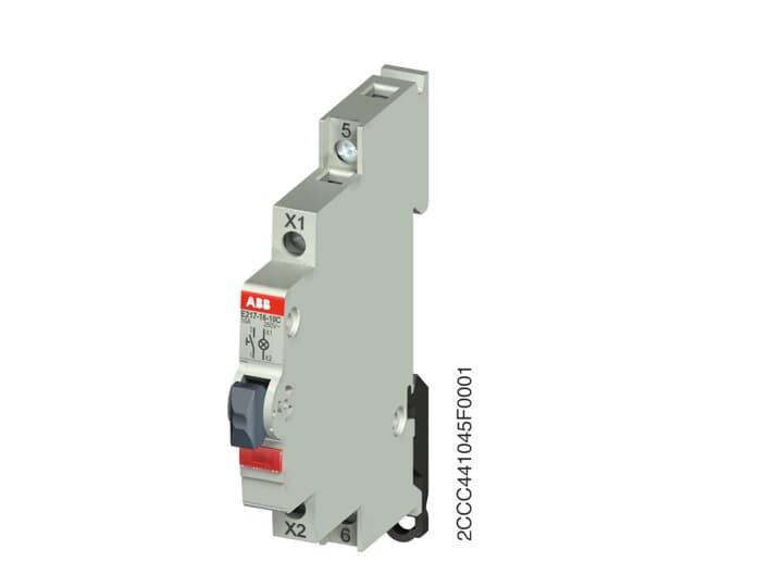 Кнопка E217-16-10C, 1NO, 16A(115_250VAC), без фикс., красный LED, 0,5M - фото 1 - id-p169411941