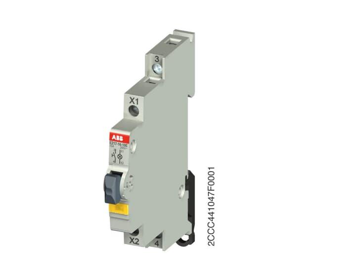 Кнопка E217-16-01E, 1NС, 16A(115_250VAC), без фикс., желтый LED, 0,5M - фото 1 - id-p169412355