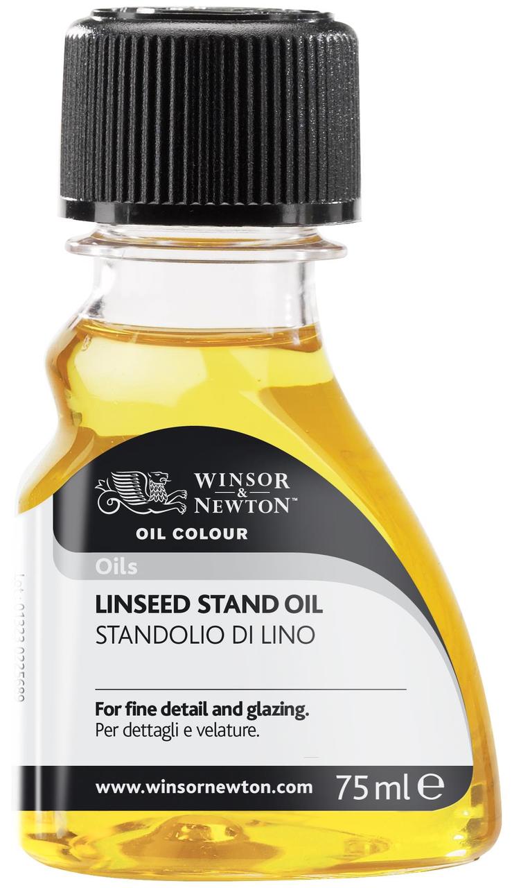 Льняное масло для живописи Winsor&Newton LINSEED OIL STAND 75ML BTL - фото 1 - id-p169412864