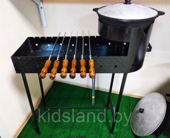 Мангал с печью для казана 8 - 10 литров - фото 3 - id-p169414000