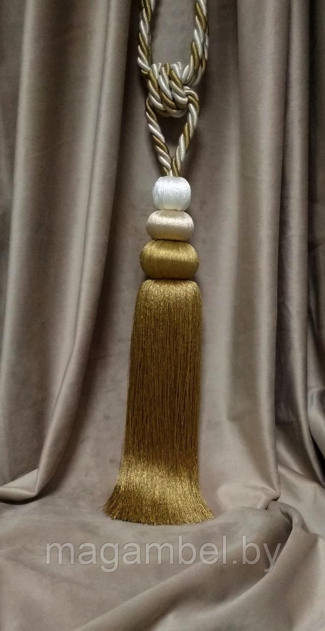 Золотая декоративная кисть