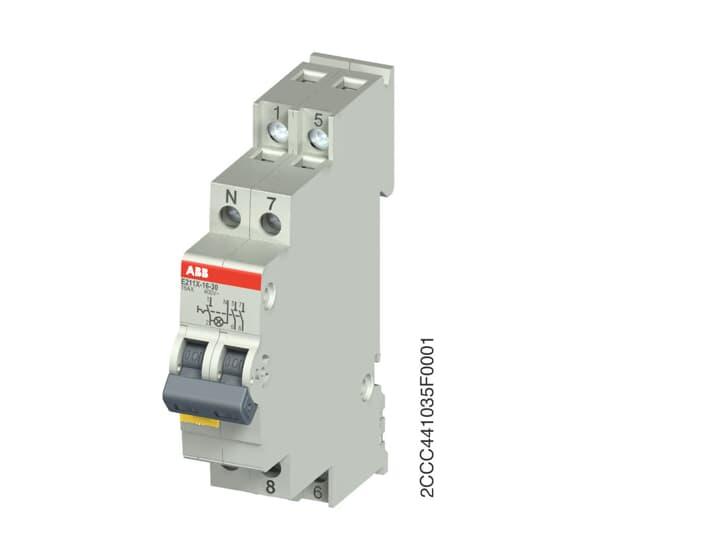 Переключатель E211X-25-20, 2NO, 25A(250/400VAC), тип 1-0, желтый LED, 1M - фото 1 - id-p169445745