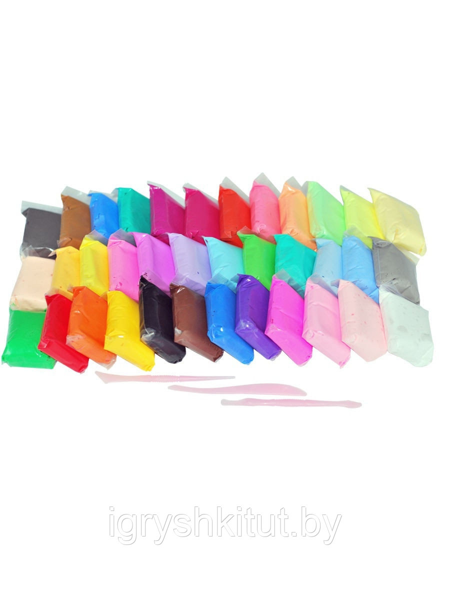 Воздушный пластилин 36 разных цветов - фото 2 - id-p169447236