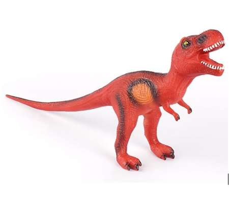 Динозавр эластичный красный арт.BY168-29