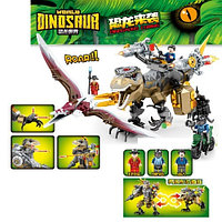 Конструктор Робот Ти-Рекс и птеранодон SY 1616, 603 дет., Динозавры