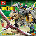 Конструктор Робот Ти-Рекс и птеранодон SY 1616, 603 дет., Динозавры, фото 4