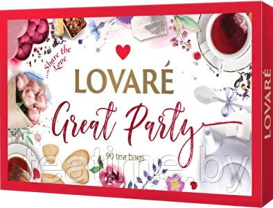 LOVARE набор "GREAT PARTY" 90 пак (18 видов по 5 сашетов)