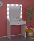 Туалетный столик с зеркалом Мир Мебели SV-01 с подсветкой, фото 2