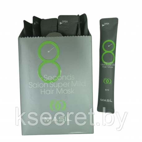 Маска 8 секунд супер мягкость - masil 8 second salon super mild ampoule hair mask - фото 1 - id-p169463165