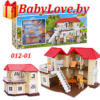 012-01 Уютный домик с полным комплектом мебели Happy family, фото 1