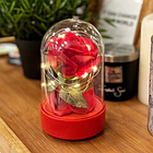 Сувенир-светильник в колбе с подсветкой. Мишка, роза, ёлочка, фото 6