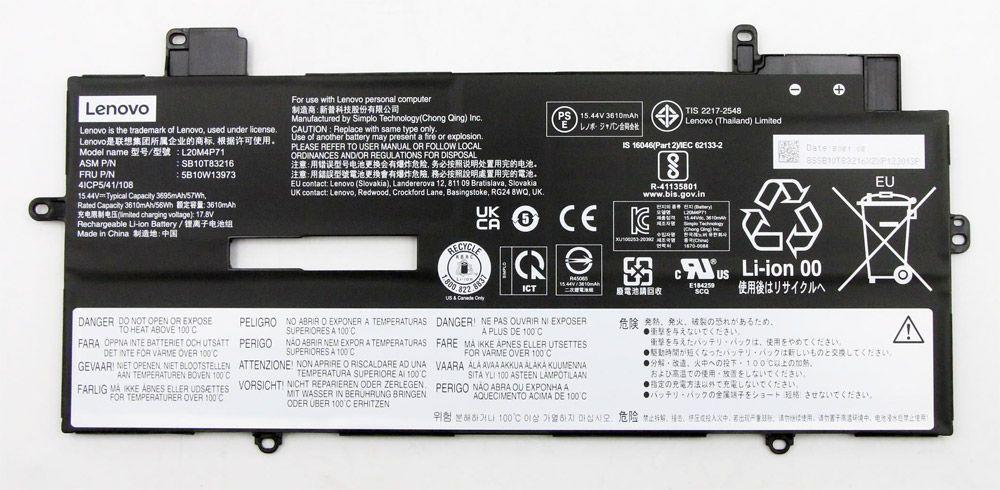 Аккумулятор (батарея) для ноутбука Lenovo X1 Carbon 9th Gen (L20M4P71) 15.44V 57Wh