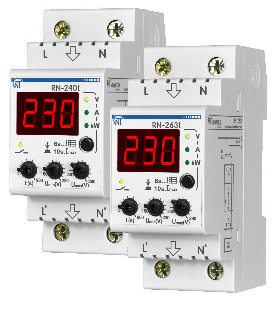 МУЛЬТИФУНКЦИОНАЛЬНОЕ РЕЛЕ НАПРЯЖЕНИЯ РН-240Т