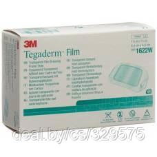 Пластырь стерильный прозрачный пленочный Tegaderm Film 3M, размер 4,4х4,4 см