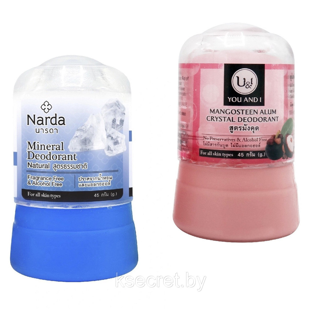 Кристаллический дезодорант "Натуральный" 45 гр Narda Mineral deodorant natural - фото 2 - id-p169473291