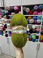 Пряжа Alize Angora Gold цвет 758 оливковый