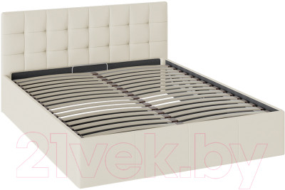 Двуспальная кровать ТриЯ Эмма c мягкой обивкой с ПМ 160x200