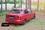 Накладка на задний бампер Chevrolet Lanos 2005-2009, фото 4