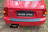 Накладка на задний бампер Chevrolet Lanos 2005-2009, фото 5