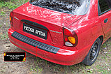 Накладка на задний бампер Chevrolet Lanos 2005-2009, фото 7