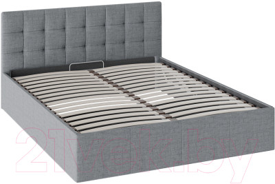 Двуспальная кровать ТриЯ Эмма c мягкой обивкой с ПМ 160x200