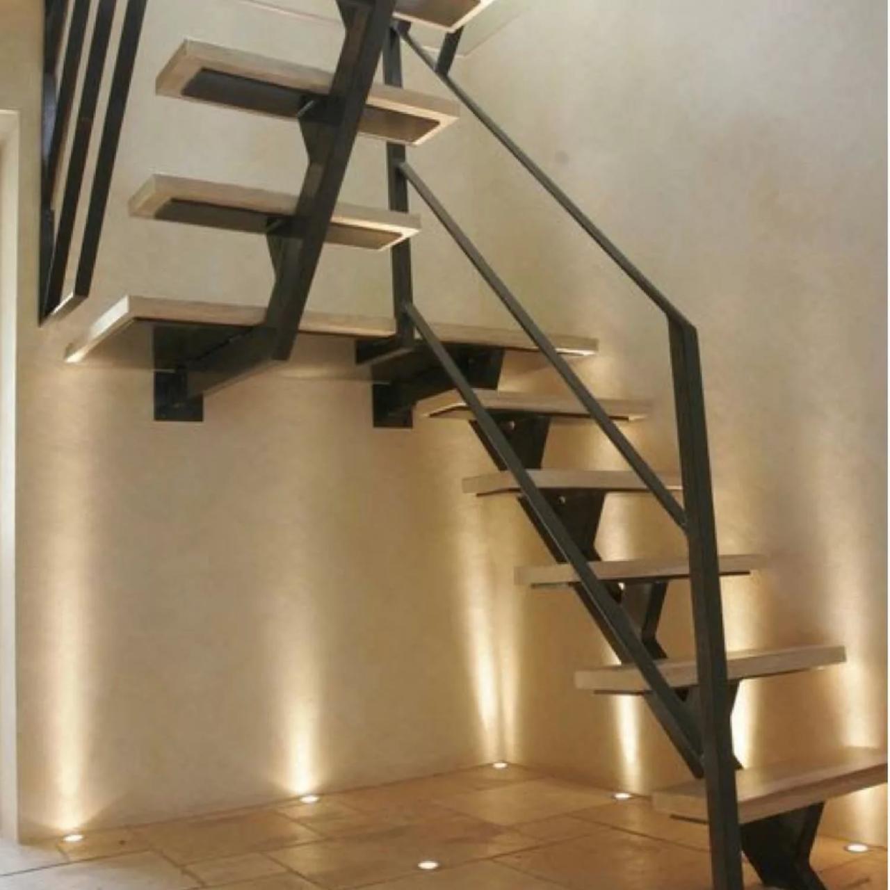 Лестницы с площадкой на монокосоуре модель 58 - фото 1 - id-p169485469