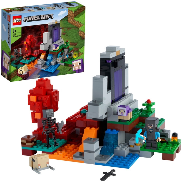 Конструктор LEGO Original  Minecraft 21172 Разрушенный портал