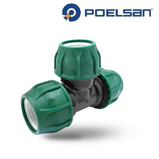 Компрессионный тройник Poelsan 25х25х25