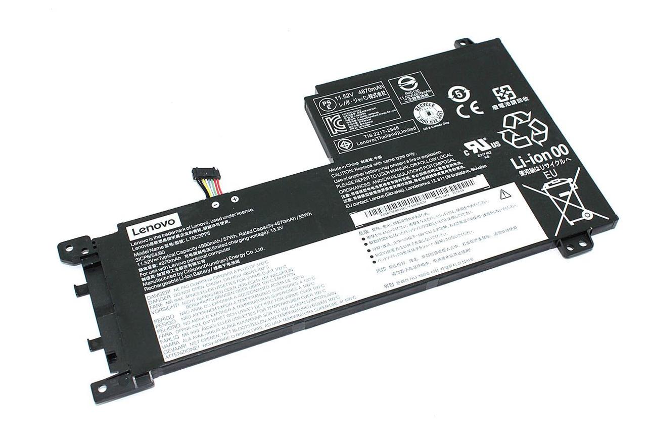 Оригинальный аккумулятор (батарея) для ноутбука Lenovo IdeaPad 5-15 (L19C3PF5) 11.52V 57Wh