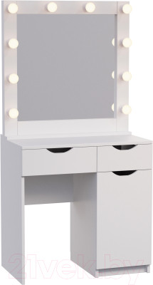 Туалетный столик с зеркалом Мир Мебели SV-22 с подсветкой