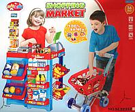 Детский супермаркет с тележкой - игровой набор
