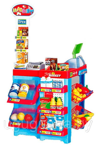 Детский супермаркет с тележкой - игровой набор - фото 2 - id-p169487552