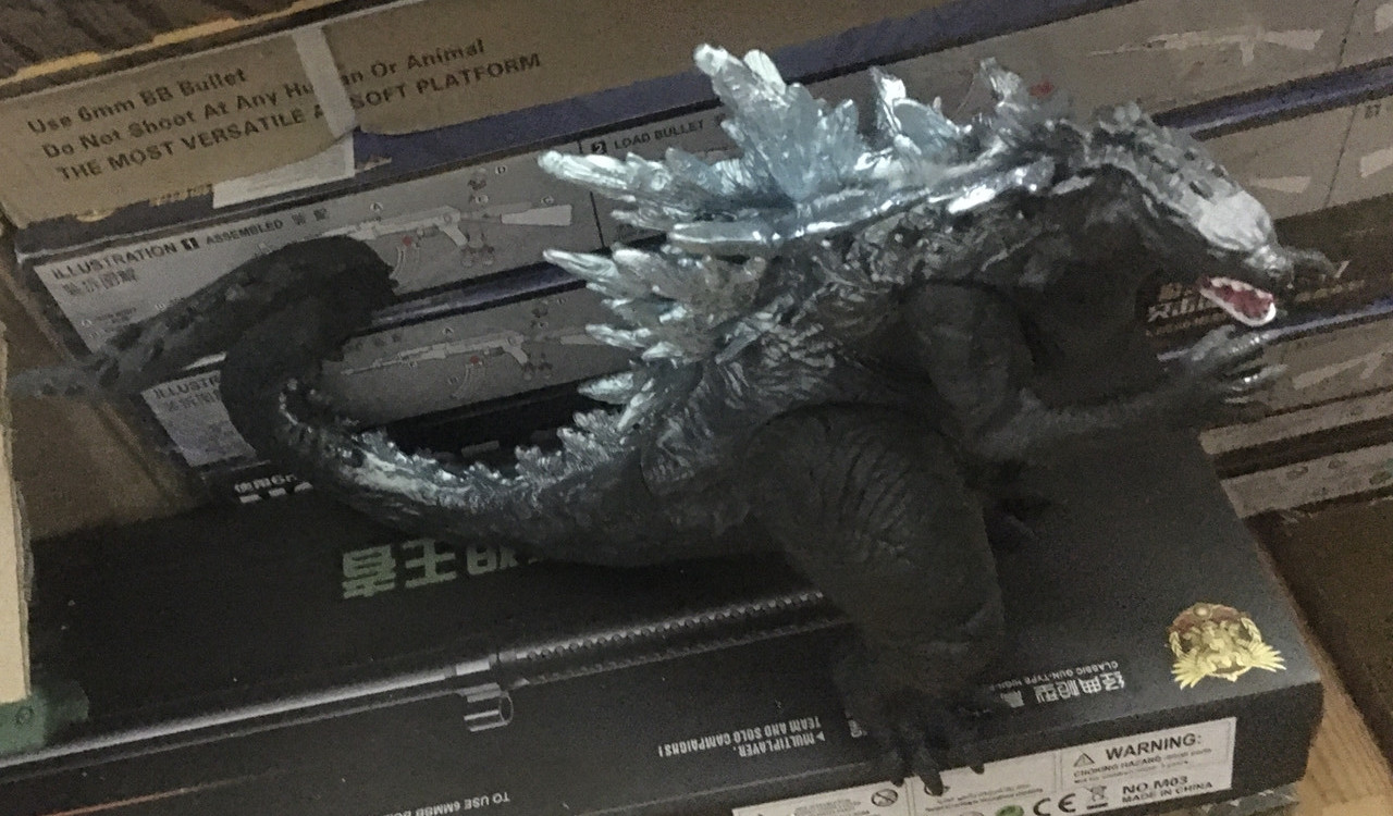 Коллекционная фигурка Фигурка Годзилла Godzilla 30х50 см в Коробке (Годзилла против Конга) - фото 7 - id-p169413365