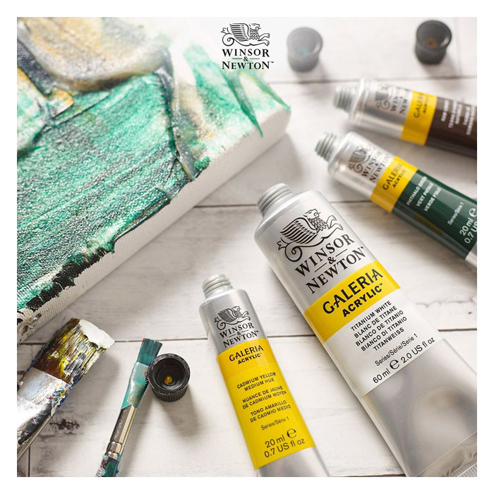 Краска акриловая Winsor&Newton GALERIA 60 мл CADMIUM YELLOW MED HUE - фото 4 - id-p169491372